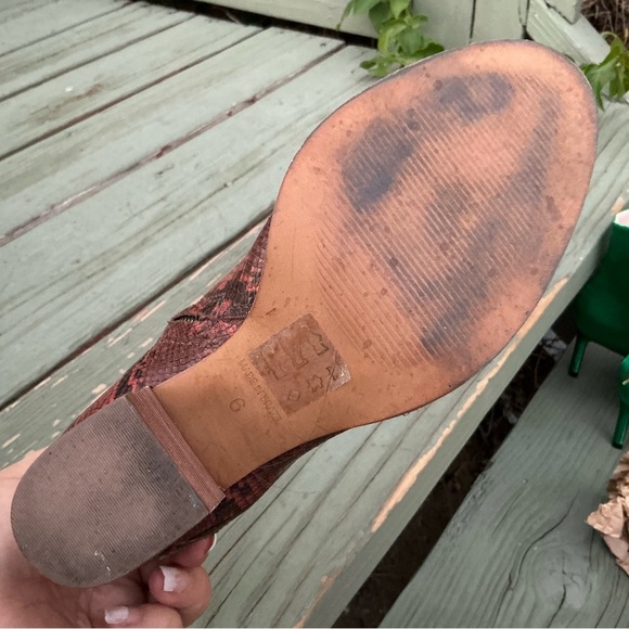 Madewell Womens The Rosie Ankle Boots Booties Brown Black Leather Side Zipper 6 - Picture 6 of 11